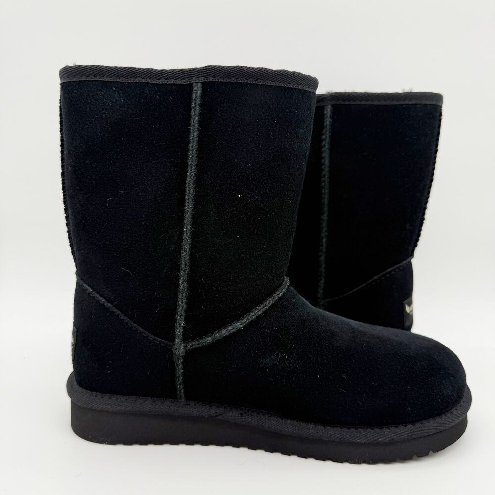 Koolaburra by UGG Womens Victoria Short Winter Boots US 5 EU 36 Black Suede NIB - Picture 3 of 11